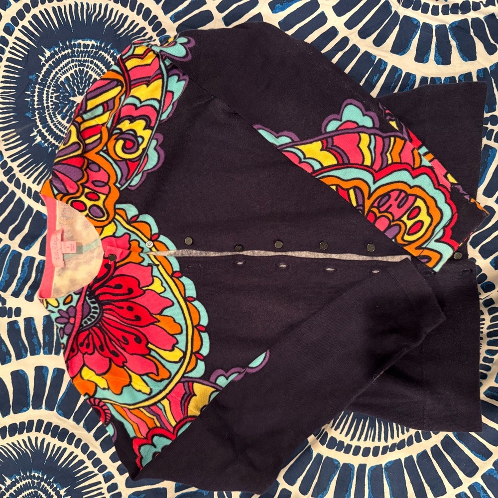 Lilly Pulitzer Multicolor Floral Cardigan